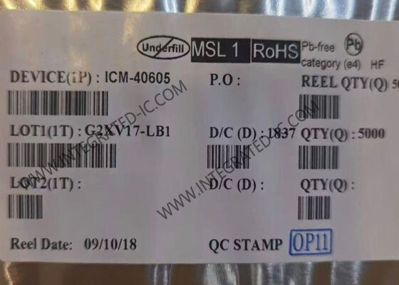 Capteur ICM-40605 IC Appareil de suivi de mouvement 6 axes basse consommation Unité de mesure inertielle MEMS 6 axes