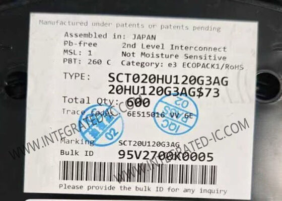 SCT020HU120G3AG puce de circuit intégré 1200V Transistors MOSFET de puissance au carbure de silicium automobile