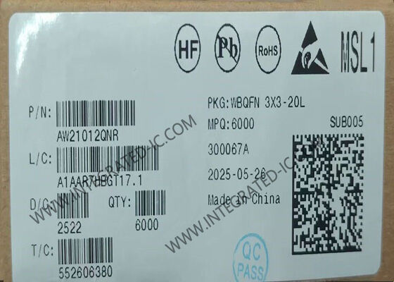 AW21012QNR Conducteur LED à 12 canaux avec interface I2C et PWM à 256 niveaux
