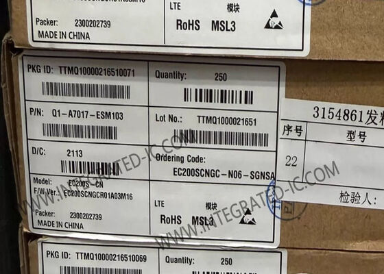 EC200SCNGC-N06-SGNSA Module LTE Cat 1 avec une vitesse de liaison descendante de 10 Mbps et une vitesse de liaison ascendante de 5 Mbps dans un facteur de forme mini PCIe pour les applications M2M IoT