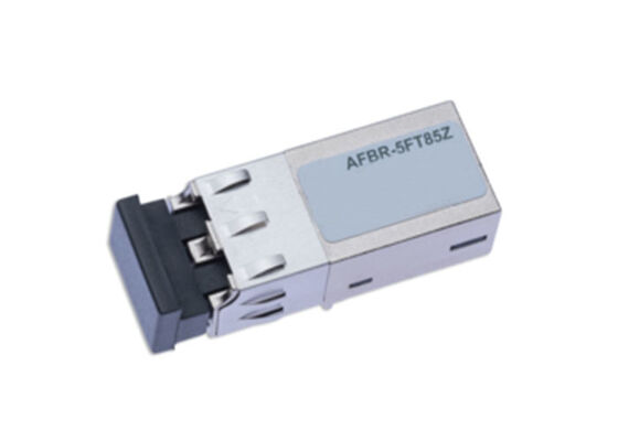 Émetteur à fibre optique à puce de circuit intégré AFBR-5FT85Z avec débit de données de 50 MBd, consommation d'énergie ultra-faible et port LC