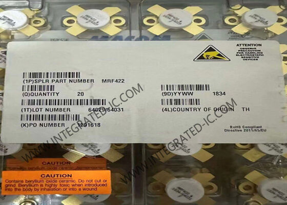 Transistor de puissance bipolaire RF MRF422 150W 35V, silicium NPN pour amplificateur linéaire 30 MHz