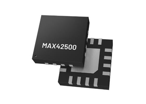 Moniteur de système d'alimentation à puce de circuit intégré MAX42500ATEAA avec tension d'alimentation de fonctionnement de 2,35 V à 5,50 V, courant de fonctionnement de 150 μA et température de fonctionnement de -40 °C à +125 °C