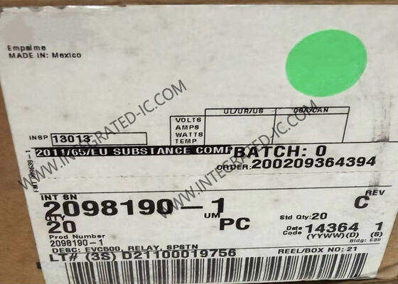 2098190-1 12VDC Voltage de bobine 500A Nombre de contacts SPST-NO (DM) Relais de puissance Relais électromécanique