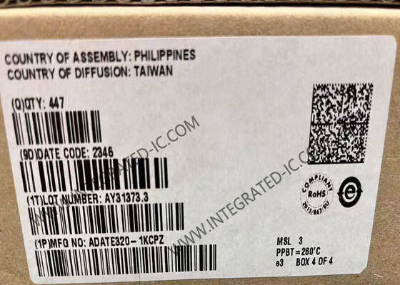 Puce de circuit intégré ADATE320-1KCPZ Solution ATE monocarte 1,25 GHz VFQFN84