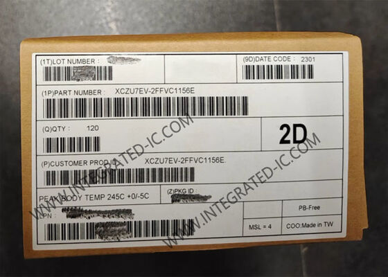 XCZU7EV-2FFVC1156E Réseau de portes programmables sur site avec 256 Ko de mémoire et 504K cellules logiques SoC FPGA