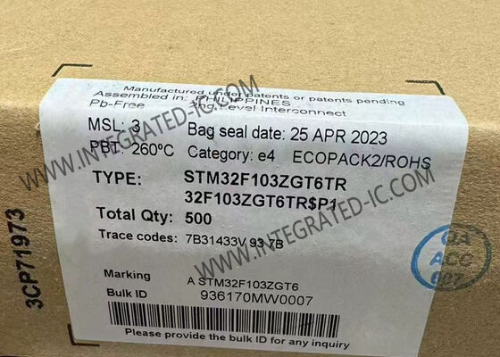 STM32F103ZGT6 Microcontrôleur MCU 72MHz Microcontrôleur mono-cœur 32 bits LQFP-144