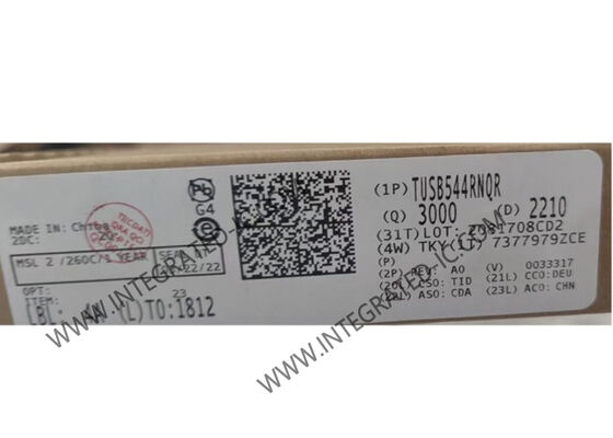 TUSB544RNQR Integrated Circuit Chip USB Type-C Redriver with 8.1Gbps 4 Channel Protocol Agnostic Linear Redriver