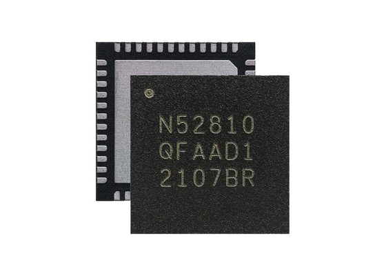 système de la haute performance rf de 4dBm BT IC NRF52810-QFAA-R sur la puce 2.4GHz