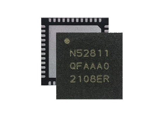 NRF52811-QFAA-R BT IC 2,4 GHz basse énergie BT 5.4 SoC QFN48 BT 5.4 Système sur puce