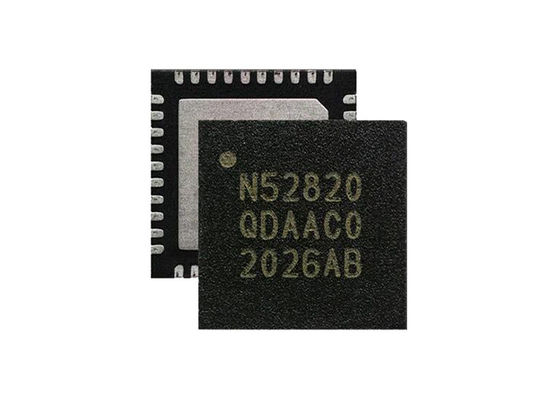 NRF52820-QDAA-R BT IC Bluetooth Système sur puce avec puissance de sortie de 8 dBm BT 5.3 Prise en charge et plage de température étendue de -40°C à 105°C