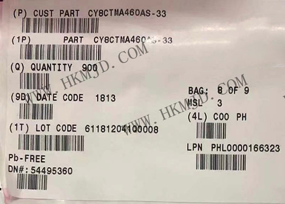 Le contrôleur d'écran tactile CY8CTMA460 IC CY8CTMA460AS-33 32 a mordu l'unité centrale de traitement TQFP100 d'ARM Cortex