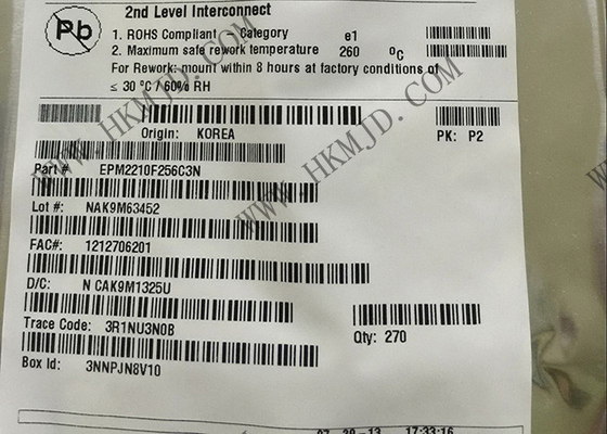 Dispositifs logiques programmables de complexe de CPLD IC EPM2210F256C3N EPM2210 BGA256