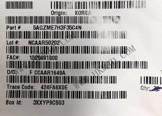 5AGZME7H3F35C4N Puce FPGA Arria V GZ avec 450000 éléments logiques dans un boîtier FBGA-1152 et une tension de cœur de 0,85V