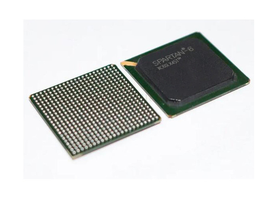 Logique programmable intégrée du réseau prédiffusé de champ d'IC XC6SLX45-2FGG484C FBGA484 optimisée