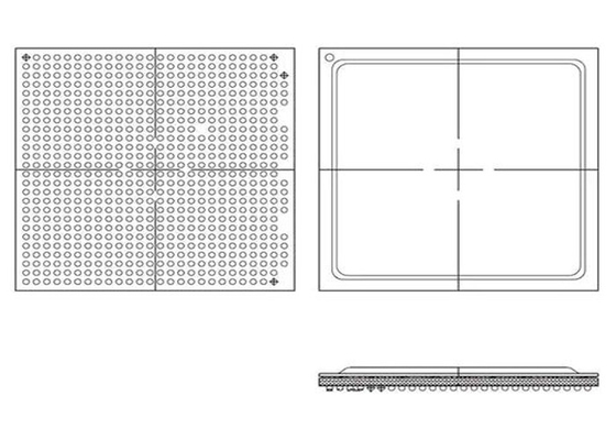 Famille Virtex-5 FPGA XC5VLX30T-1FF323C Embarqué - Réseau prédiffusé programmable sur le terrain