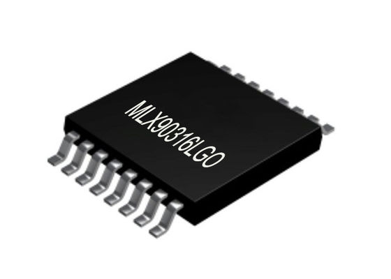 Position linéaire de l'aile MLX90316LGO-BCG-000-RE de mouette mesurant TSSOP16 Hall Effect