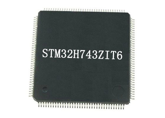 Microcontrôleur à un noyau IC 144-LQFP de la puce STM32H743ZIT6 2-Bit 480MHz 2MB de circuit intégré