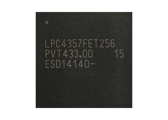 microcontrôleur IC LBGA256 de 204MHz LPC4357FET256 Dual Core 32Bit jusqu'à 1 éclair de mb