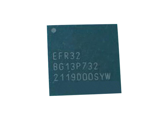 Puce simple de SoC VFQFN48 d'énergie d'IC EFR32BG13P732F512GM48 BT d'émetteur-récepteur de rf basse