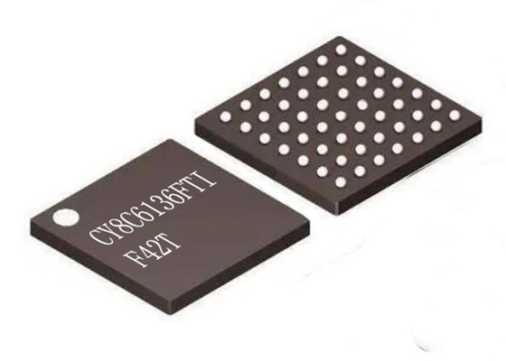 Performance d'IC XFBGA80 de microcontrôleur de l'ARM Cortex M4 CY8C6136FTI-F42T 150MHz haute
