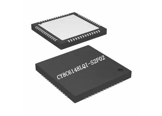 Paquet instantané à 32 bits d'IC 68-VFQFN de microcontrôleur de CY8C6148LQI-S2F02 Dual Core