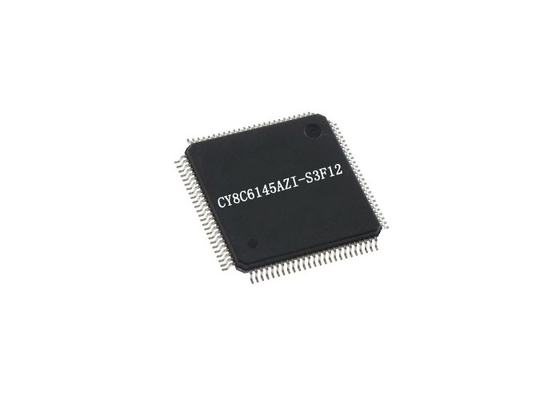 Microcontrôleur à 32 bits IC 100-LQFP de la puce CY8C6145AZI-S3F12 de circuit intégré