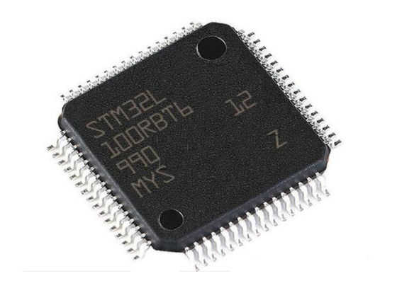 microcontrôleurs à un noyau IC 64LQFP de la puce STM32L100RBT6 du circuit intégré 32MHz
