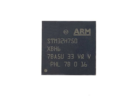 Microcontrôleur à 32 bits à un noyau IC du BRAS Cortex-M7 de 265-TFBGA STM32H750XBH6