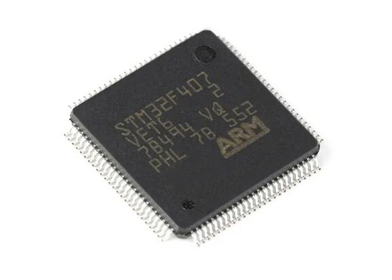 noyau 100LQFP du cortex M4 de bras de la puce STM32F407VET6 168MHz du circuit intégré 512Kbytes