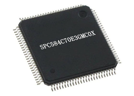 Microcontrôleur à 32 bits IC de l'architecture 180MHz de puissance de 100-TQFP SPC584C70E3GMC0X MCU