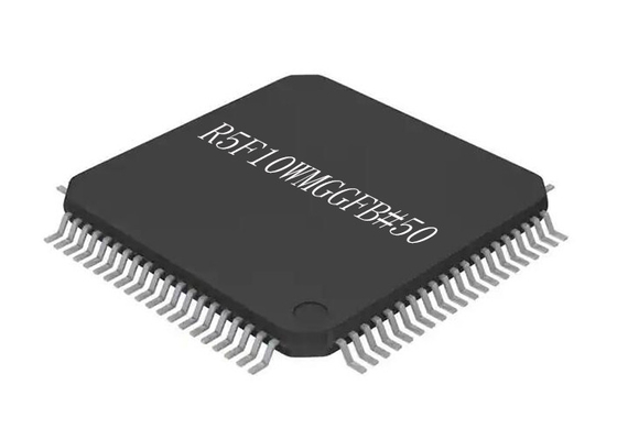 ÉCLAIR de la puce LQFP80 128KB de microcontrôleur de la puce R5F10WMGGFB#50 16Bit de 24MHz IC