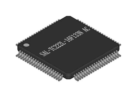 Éclair d'IC TQFP80 1MB de microcontrôleurs à C.A. de la puce SAL-TC222L-16F133N de circuit intégré
