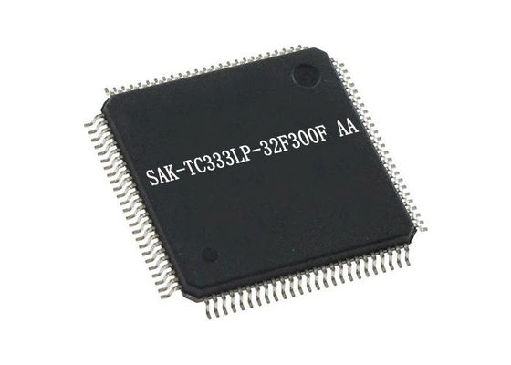 SAK-TC333LP-32F300F MCU à microcontrôleur AA avec 248 KBytes de RAM intégrée 200 MHz de noyau et 1 W de consommation dans le paquet TQFP-100