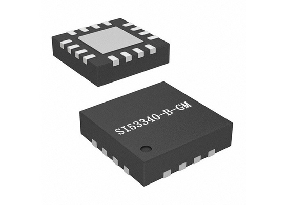Multiplexeur IC 16-VFQFN de tampon de sortance d'horloge de la puce SI53340-B-GM 1.25GHz d'IC