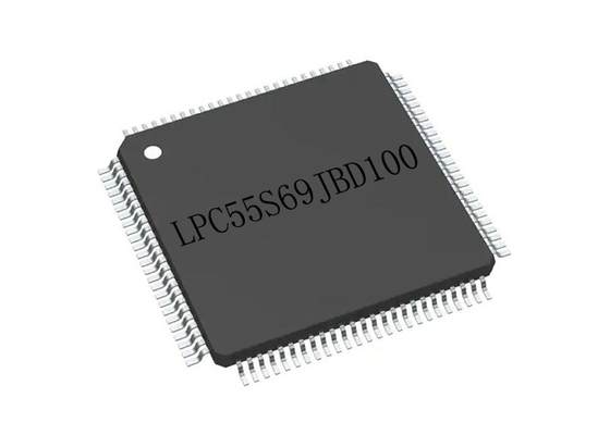 microcontrôleur à un noyau IC de la puce LPC55S69JBD100 32Bit du circuit intégré 150MHz