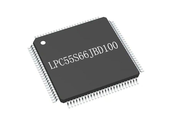 Composants à un noyau de circuit intégré d'IC 100LQFP des microcontrôleurs LPC55S66JBD100