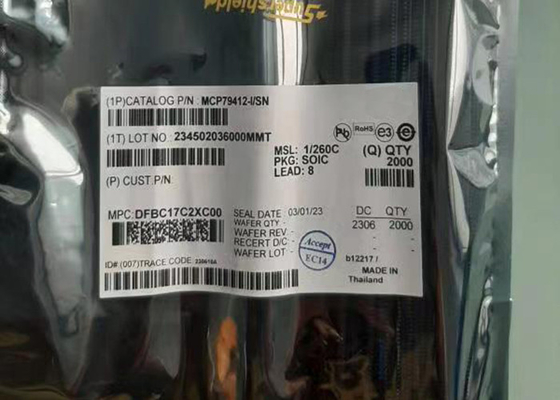 Horloge temps réel de Chip Battery Switchover MCP79412-I/SN de circuit intégré/calendrier