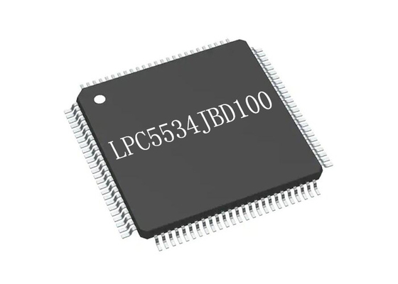 microcontrôleur à un noyau IC 100HLQFP de la puce LPC5534JBD100 du circuit intégré 150MHz