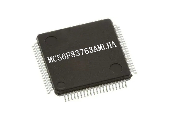 Les IC ébrèchent MC56F83763AMLHA ont enfoncé le microcontrôleur IC des processeurs 100MHz