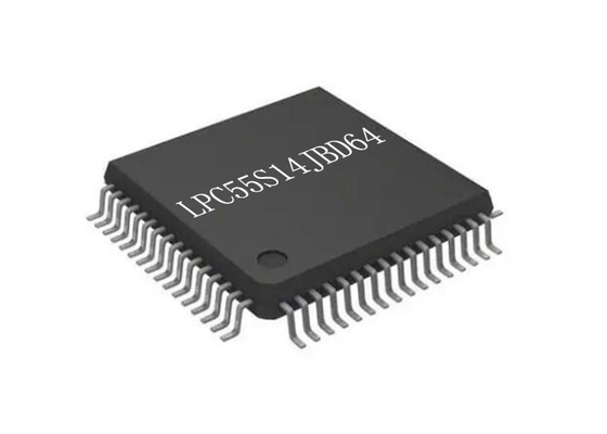 Puce d'IC HTQFP64 IC de microcontrôleur du cortex M33 de bras du rendement élevé LPC55S14JBD64