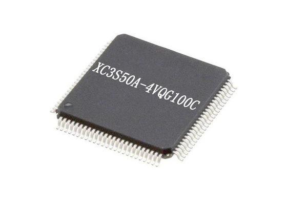 Réseau prédiffusé programmable intégré de champ de haute performance d'IC XC3S50A-4VQG100C 100-TQFP