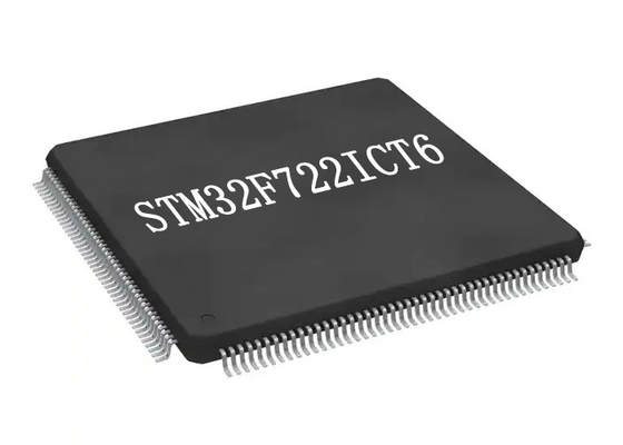 Microcontrôleur performant intégré IC 176-LQFP d'IC STM32F722ICT6 DSP