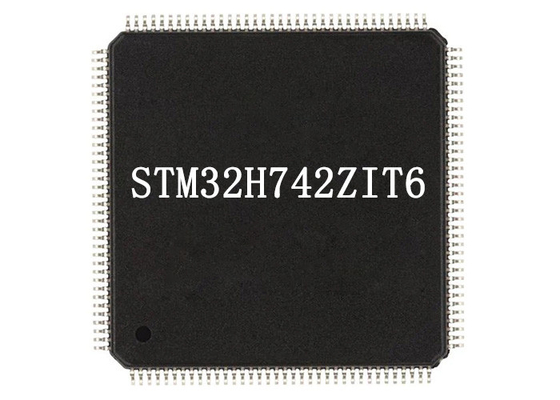 Le microcontrôleur MCU STM32H742ZIT6 32 du BRAS LQFP-144 a mordu IC intégré à un noyau