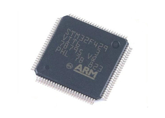 Microcontrôleur à un noyau IC 100LQFP d'IC intégré par STM32F429VIT6 32Bit
