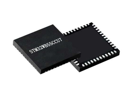 Émetteur-récepteur à 32 bits IC du bras 2.48GHz rf du microcontrôleur MCU STM32WB55CCU7 MCU