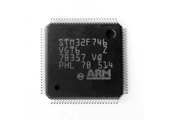 STM32F746VGT6 puce à un noyau de microcontrôleur du microcontrôleur MCU 100LQFP 216MHz