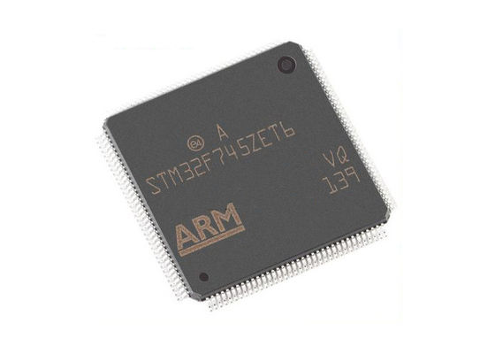144-LQFP STM32F745ZET6 216MHz à un noyau 512KB a enfoncé des microcontrôleurs IC