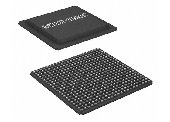 Réseau prédiffusé programmable de champ de la puce XC6SLX25T-3FGG484C 484FBGA de circuit intégré