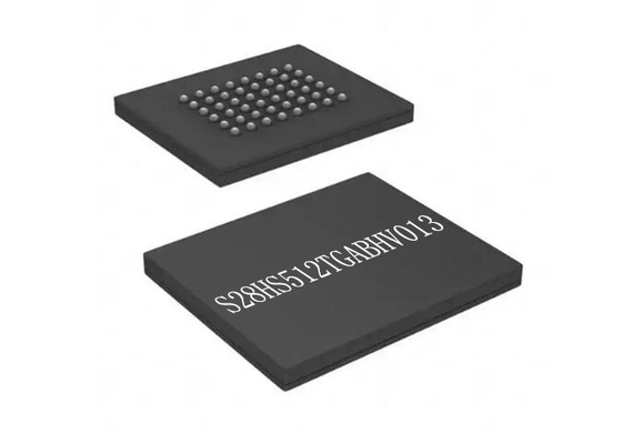ÉCLAIR de CMOS à grande vitesse S28HS512TGABHV013 NI puce de circuit intégré d'IC 24FBGA de mémoire